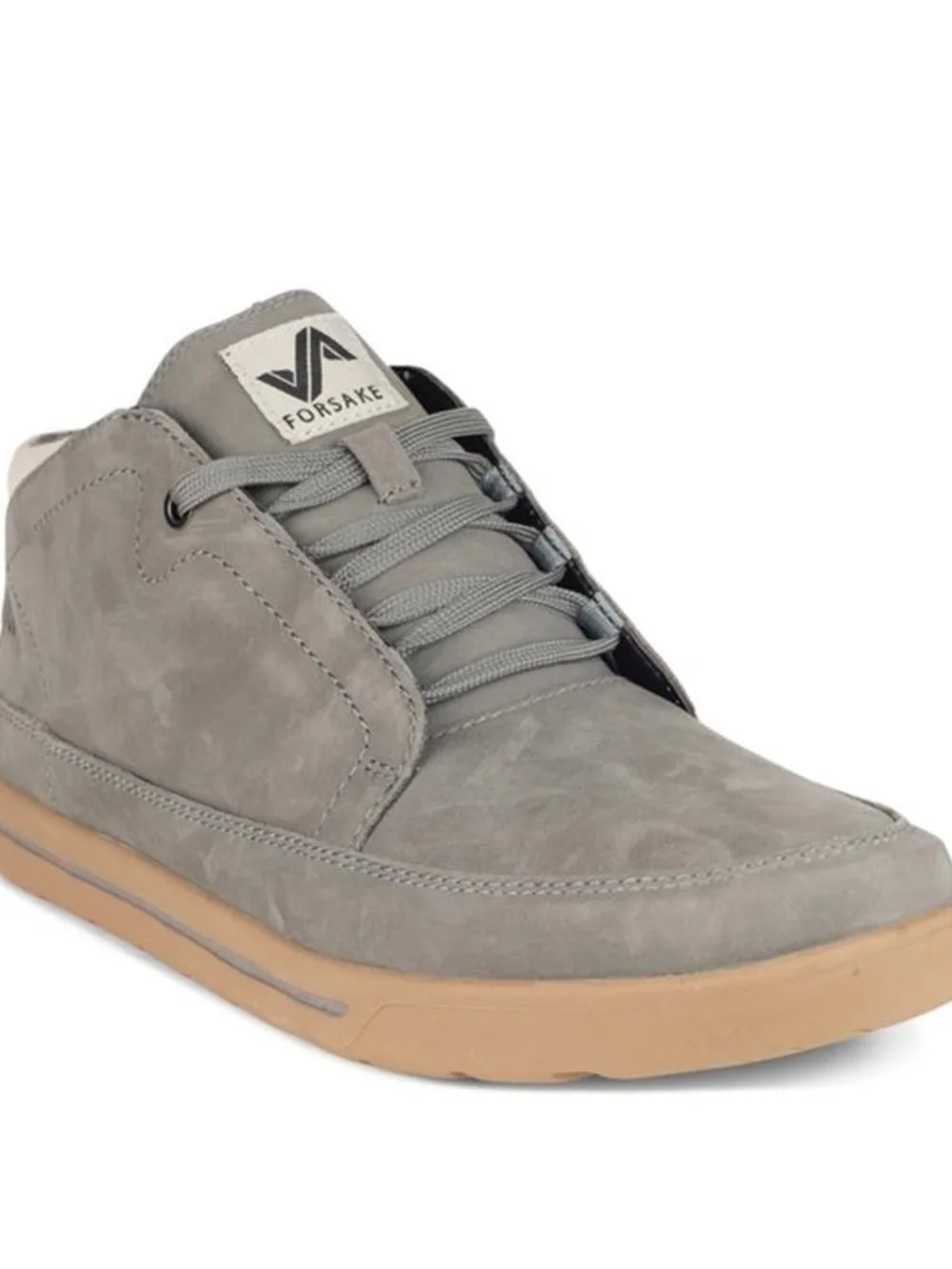 Forsake Men's Gray Suede Chukka Boot